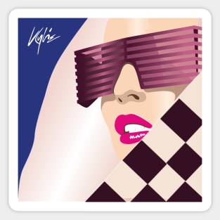 Kylie Minogue Pop Art Album Cover Sticker